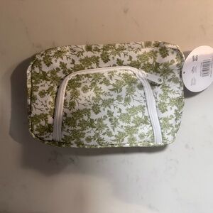 Floral Green and White Women's Bag